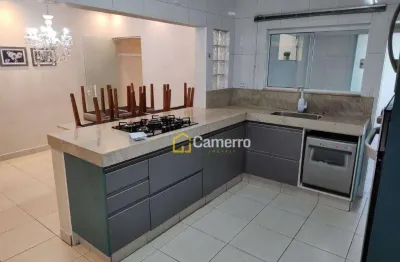 Casa com 3 dormitórios, sendo 1 suíte,  à venda, 124 m² por r$ 650.000 - parque novo mundo - americana/sp