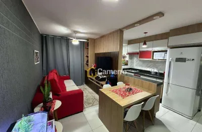 Apartamento com 2 dormitórios para alugar, 50 m² por r$ 1.800/mês - jardim das palmeiras i - nova odessa/sp