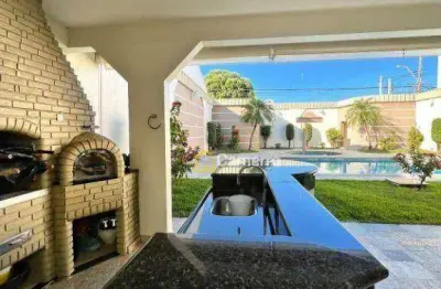 Casa com 3 dormitórios para alugar, 378 m² por r$ 18.201/mês - jardim girassol - americana/sp