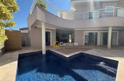 Casa com 3 dormitórios para alugar, 277 m² por r$ 9.500/mês - jardim tripoli - americana/sp