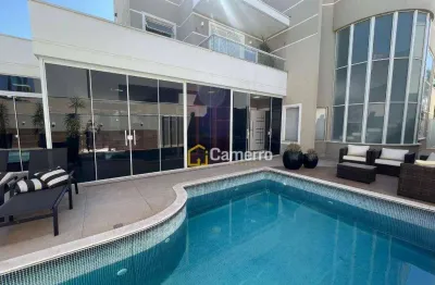 Casa com 3 dormitórios para alugar, 310 m² por r$ 14.098/mês - loteamento residencial jardim villagio ii - americana/sp