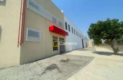 Galpão para alugar, 841 m² por r$ 13.500/mês - parque industrial souza queiroz - limeira/sp