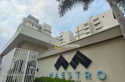 Apartamento com 2 dormitórios para alugar, 56 m² por r$ 1.950/mês**incluindo iptu, condominio e gas** - jardim dona regina - santa bárbara d'oeste/sp