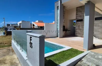 Casa térrea para venda- 149 m² -  3 suítes - paripueira - al - r$ 690.000,00