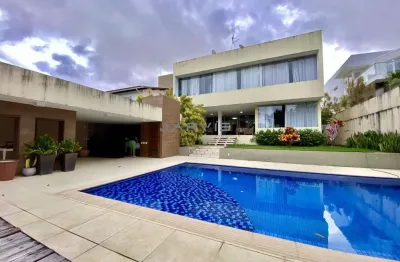 Vendo casa em condomínio fechado de 547m² com 5 suítes - aldebaran ômega