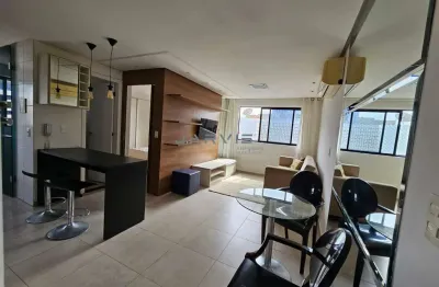 Apartamento quarto e sala na jatiúca mobiliado - r$ 425.000,00