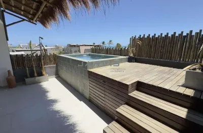 TRIPLEX MOBILIADO | ROOFTOP C/ PISCINA | 300m DA PRAIA DE MARCENEIRO