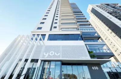 Apartamento à venda e para alugar no edifício you 180 com dois dormitórios e varanda gourmet na gleba palhano, londrina