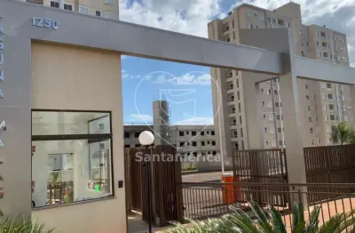 Apartamento à venda no edifício laguna málaga com 2 quartos, zona leste em londrina