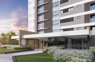 Apartamento a venda no edifício wood com 1 suíte e sala estendida