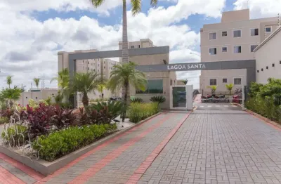 Apartamento para venda no edifício lagoa santa com 2 quartos, região leste