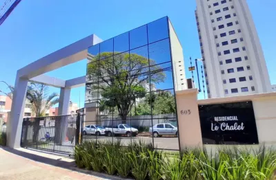 Apartamento mobiliado para alugar no edifício le chalet com 2 quartos na região sul de londrina