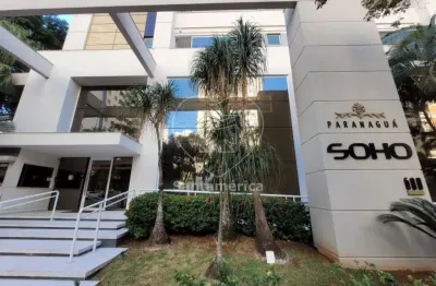 Apartamento com suíte para alugar no edifício soho paranaguá, região central de londrina