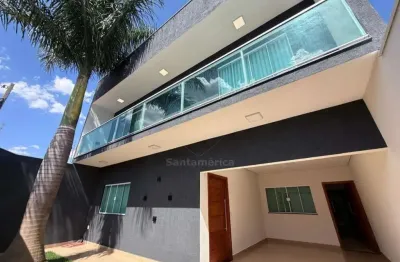 Casa para venda de alto padrão em cambé com 3 quartos, suíte e área de lazer com piscina