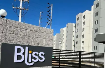 Apartamento novo para alugar no residencial bliss com 2 quartos, próximo da avenida saul elkind