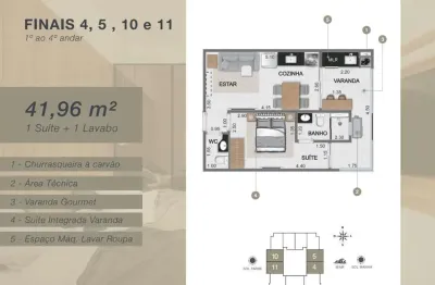 Apartamento com 1 quarto à venda em Toninhas, Ubatuba 