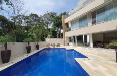 Casa em condomínio fechado com 4 quartos para alugar na alameda genebra, 128, condomínio zurich dorf, valinhos, 620 m2 por r$ 20.000