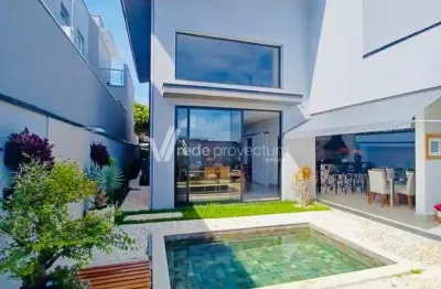 Casa em condomínio fechado com 3 quartos à venda na rua orozimbo maia, 405, loteamento residencial e comercial cedros do líbano, valinhos, 239 m2 por r$ 1.650.000