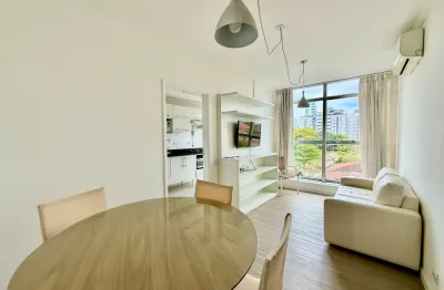 Apartamento mobiliado 1 quarto - aparecida - santos