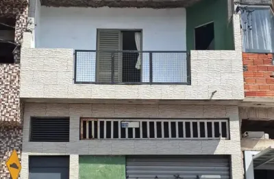 Casa assobradada no nilza miranda com salão, sacada e espaço gourmet!