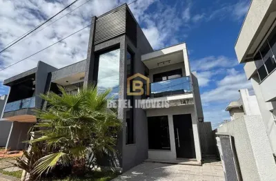 Casa em condomínio fechado com 3 quartos à venda na rua tancredo neves, 990, jansen, gravataí por r$ 950.000