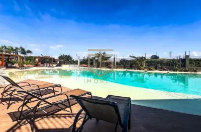 Terreno à venda em paulínia, parque brasil 500, com 308.29 m², santorini residencial club
