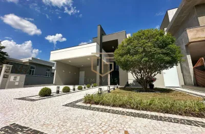 Casa à venda em paulínia, jardim américa, com 3 suítes, com 228.62 m², condomínio villa bella siena