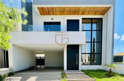 Casa à venda em Hortolândia, Residencial Jardim de Mônaco, com 3 suítes, com 280 m²