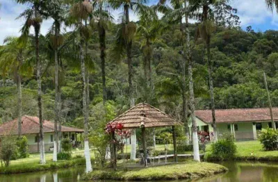 Chácara com 3 casas  à venda, 24000 m² com lago piscina por r$ 1.350.000 - quatinga - mogi das cruzes/sp