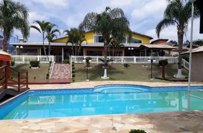 Chácara com 5 dormitórios à venda, 11,098 m² por r$ 4.500.000 - parque agrinco - guararema/sp