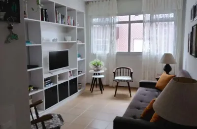 Apartamento a venda na praia grande, bairro guilhermina, com 1 quarto e 1 vaga