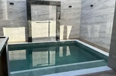 Triplex a venda na praia grande, bairro boqueirão, com 4 quartos, 4 suites e  vagas .