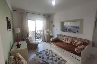 Apartamento a venda na praia grande, no bairro caiçara, com 1 quarto e 1 vaga