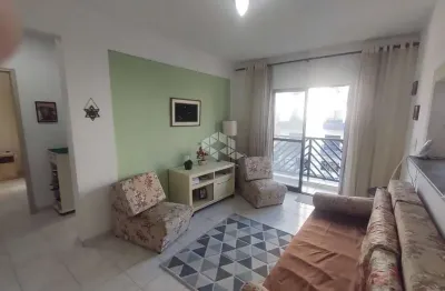 Apartamento a venda na praia grande, no bairro caiçara, com 1 quarto e 1 vaga