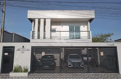 Casa de condominio de 2 dormitórios no bairro antartica praia grande.