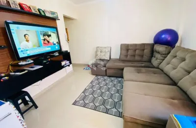 Apartamento a venda na praia grande, bairro mirim, com 1 quarto e 1 vaga
