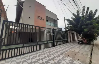 Casa a venda na praia grande, bairro mirim,  com 2 quartos e 1 vaga