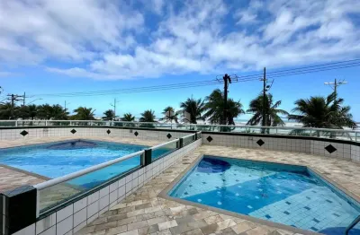 Apartamento a venda, no maracanã, em praia grande. 2 quartos, 1 suite e 1 vaga