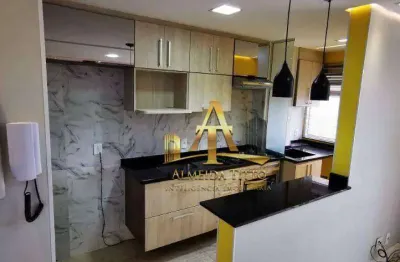 Apartamento com 2 dormitórios à venda, 47 m² por r$ 229.000,00 - jardim ísis - cotia/sp