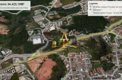 Área à venda, 34422 m² por r$ 36.000.000,00 - parque viana - barueri/sp