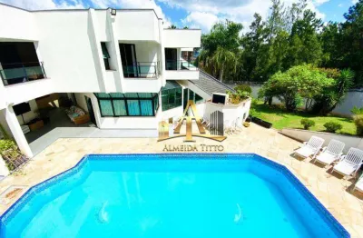 Casa com 4 dormitórios, 800 m² - venda por r$ 6.550.000,00 ou aluguel por r$ 38.800,00/mês - residencial dez (alphaville) - santana de parnaíba/sp