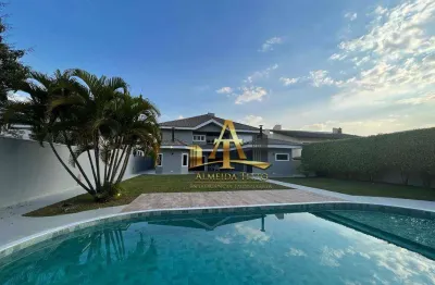 Casa com 4 dormitórios para alugar, 700 m² - tamboré 03 - alphaville -santana de parnaíba - são paulo