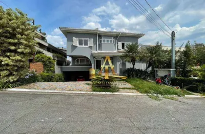 Casa com 4 dormitórios para alugar, 450 m² por r$ 17.000,02/mês - residencial cinco (alphaville) - santana de parnaíba/sp