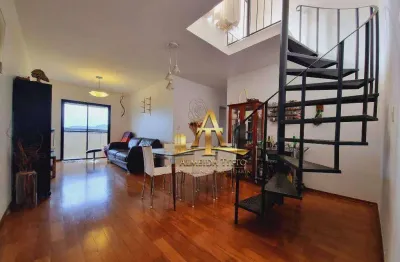 Cobertura com 3 dormitórios à venda, 168 m² por r$ 1.100.000,00 - empresarial 18 do forte - barueri/sp