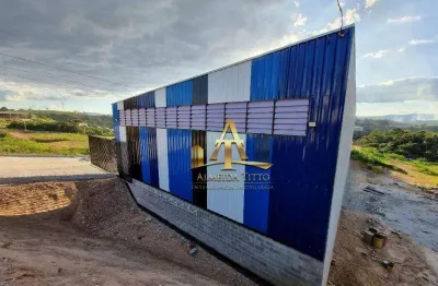 Galpão para locação com 900 m² - chácaras são luís em santana de parnaíba/sp.