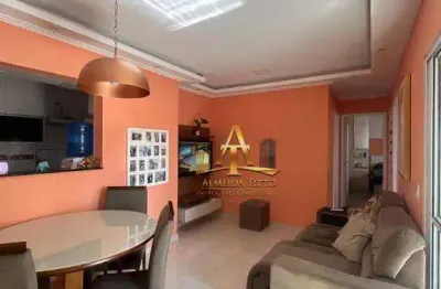 Apartamento com 3 dormitórios à venda, 72 m² - jardim maria helena - barueri/sp
