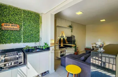 Apartamento mobiliado com 2 dormitórios à venda, 57 m²  condominio estação 267 - barueri/sp