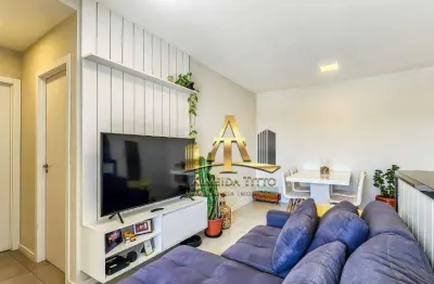 Apartamento mobiliado com 2 dormitórios à venda, 57 m²  condominio estação 267 - barueri/sp