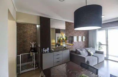 Apartamento com 3 dormitórios à venda, 71 m² - condomínio parque da lagoa - barueri/são paulo.