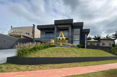 Casa com 5 dormitórios à venda, 478 m² por r$ 3.800.000,00 - reserva santa maria - jandira/sp